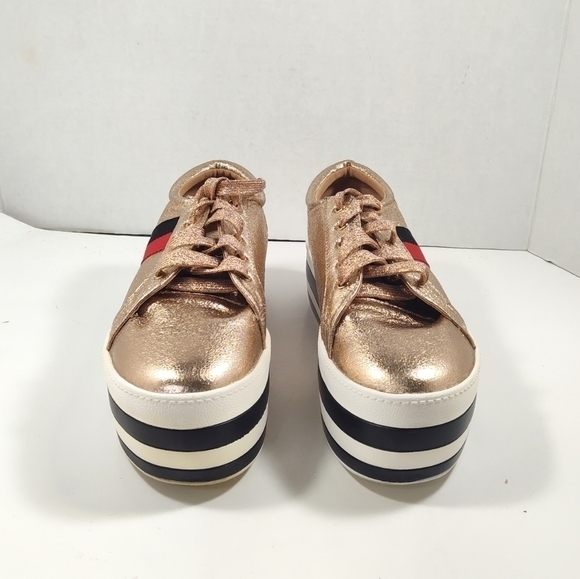 Nature Breeze women's shoes rose gold platform Size: 8.5 - Picture 3 of 5